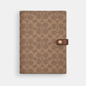 Coach Notebook In Signature Canvas NWT